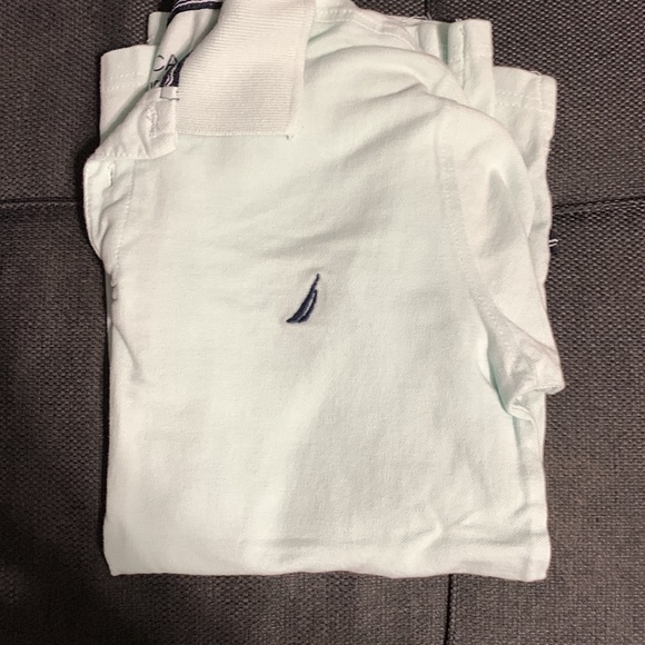 NWOT Nautica Collared T shirt Short sleeve 14/16 Large - Picture 7 of 7